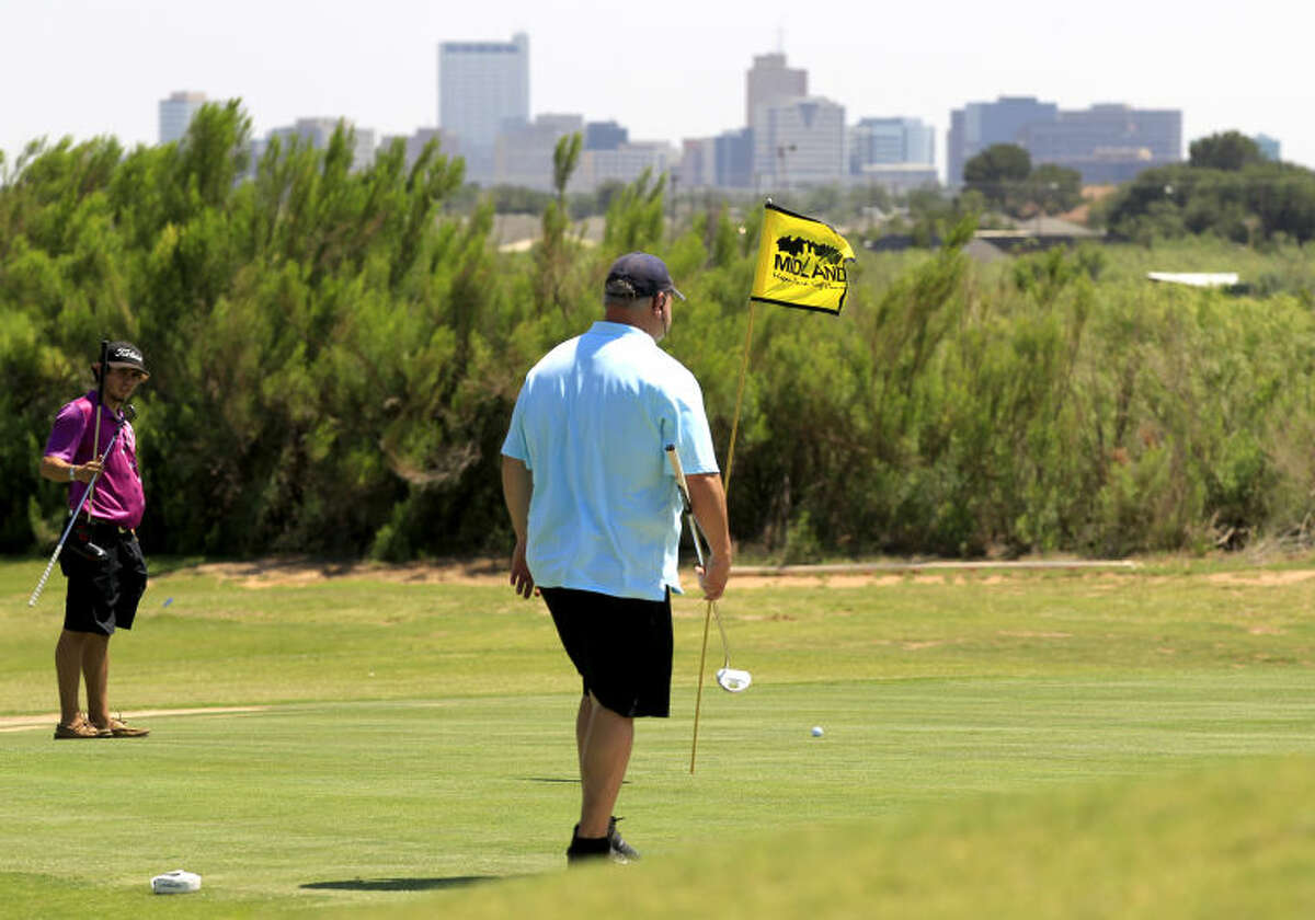 Hole 2 of the Roadrunner Course at Hogan Park (pictured) is one of several holes that will be reconstructed beginning in July. James Durbin/Reporter-Telegram