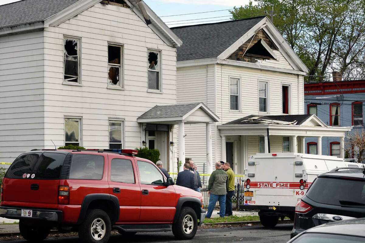 Watervliet fire damages 2 homes, closes streets