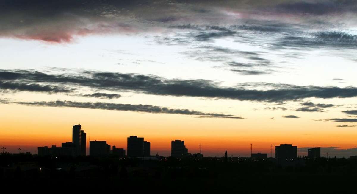 Midland skyline viewed at sunset Saturday, Sept. 15 near Fairgrounds Road. James Durbin/Reporter-Telegram