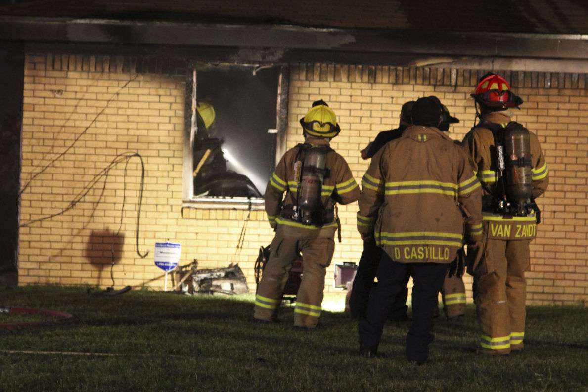 Bed catches fire in Midland home, no injuries