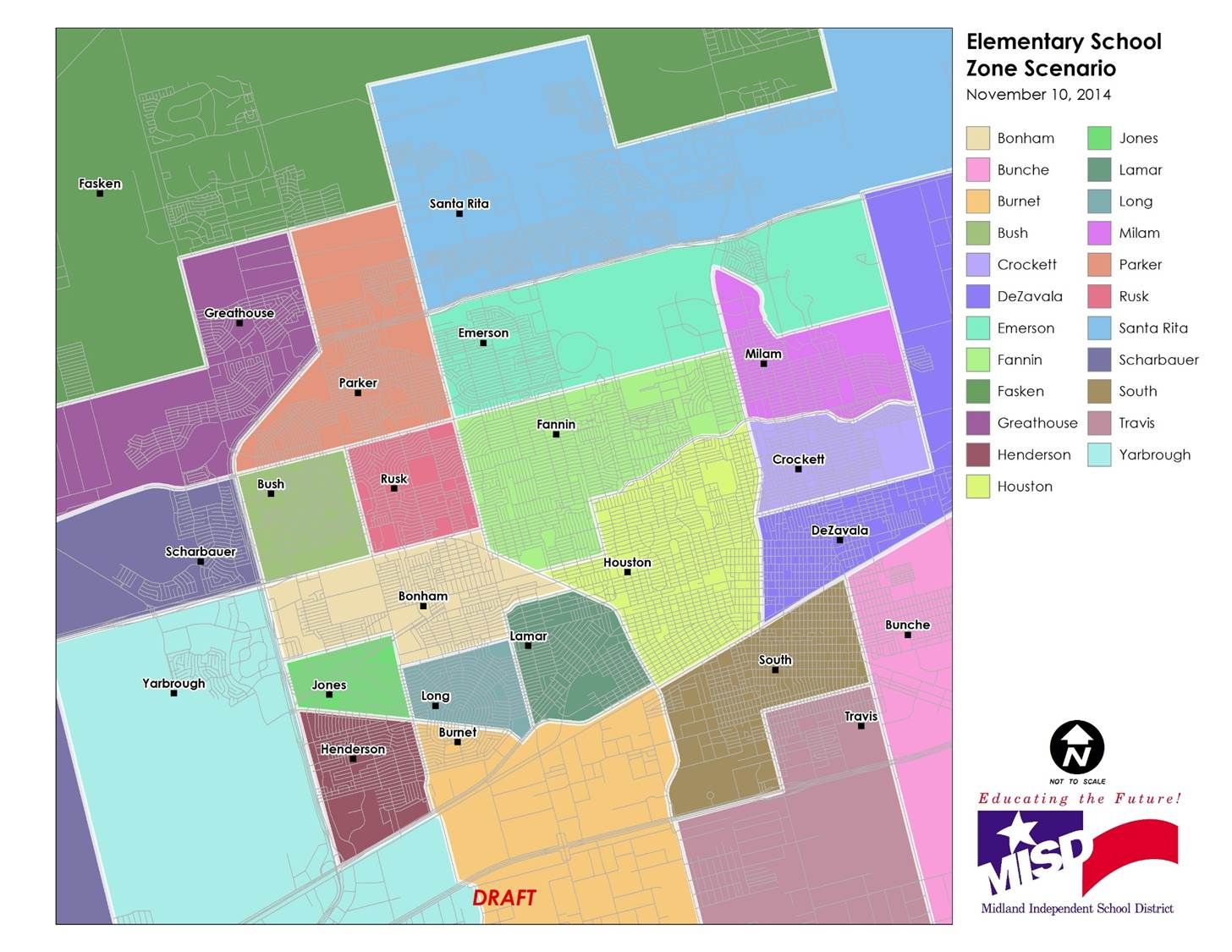 Midland Isd District Map Misd Sets Dates For Elementary Boundary Meetings