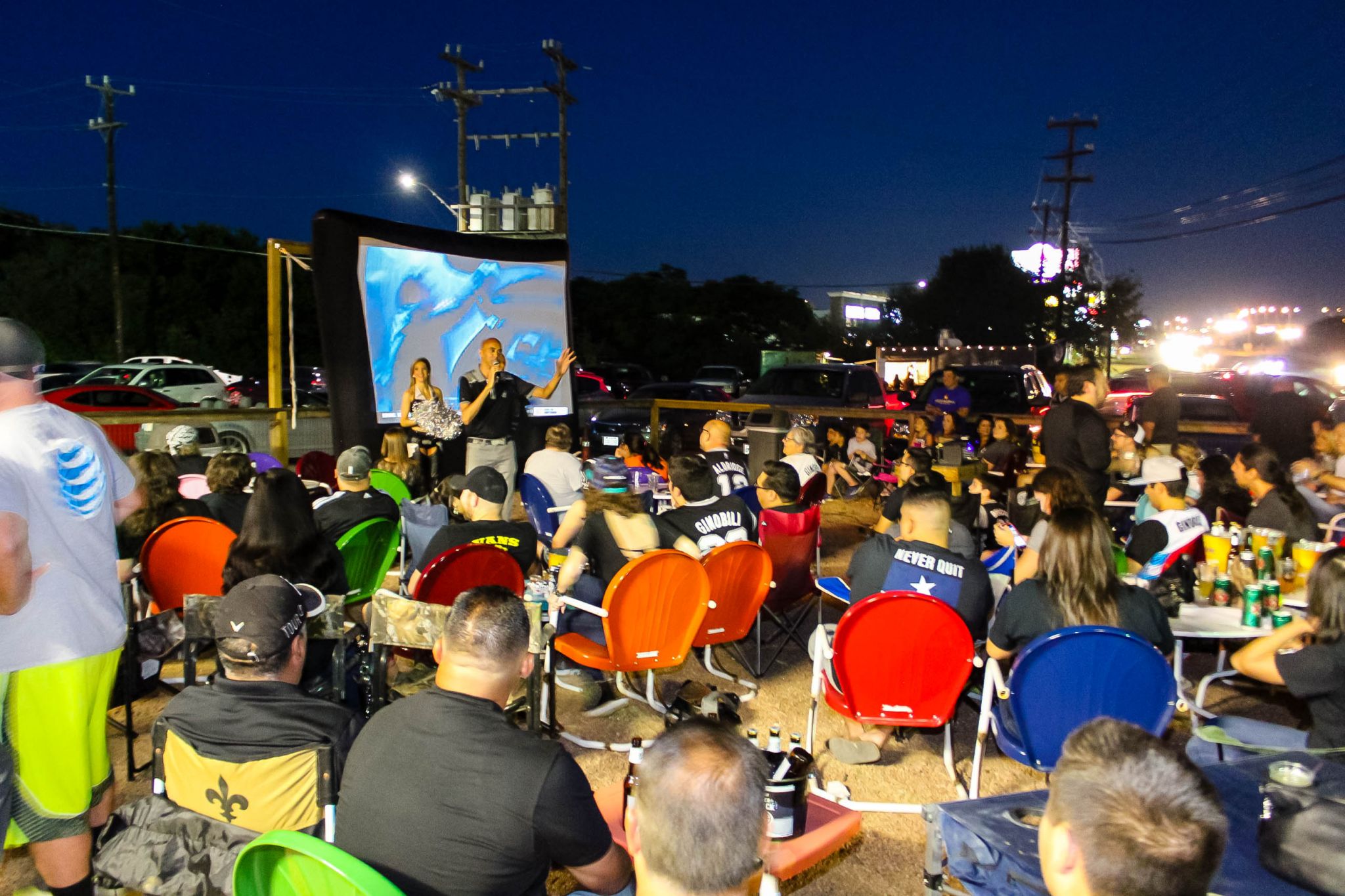 Super Bowl Watch Party at Brooster's Backyard in San Antonio at