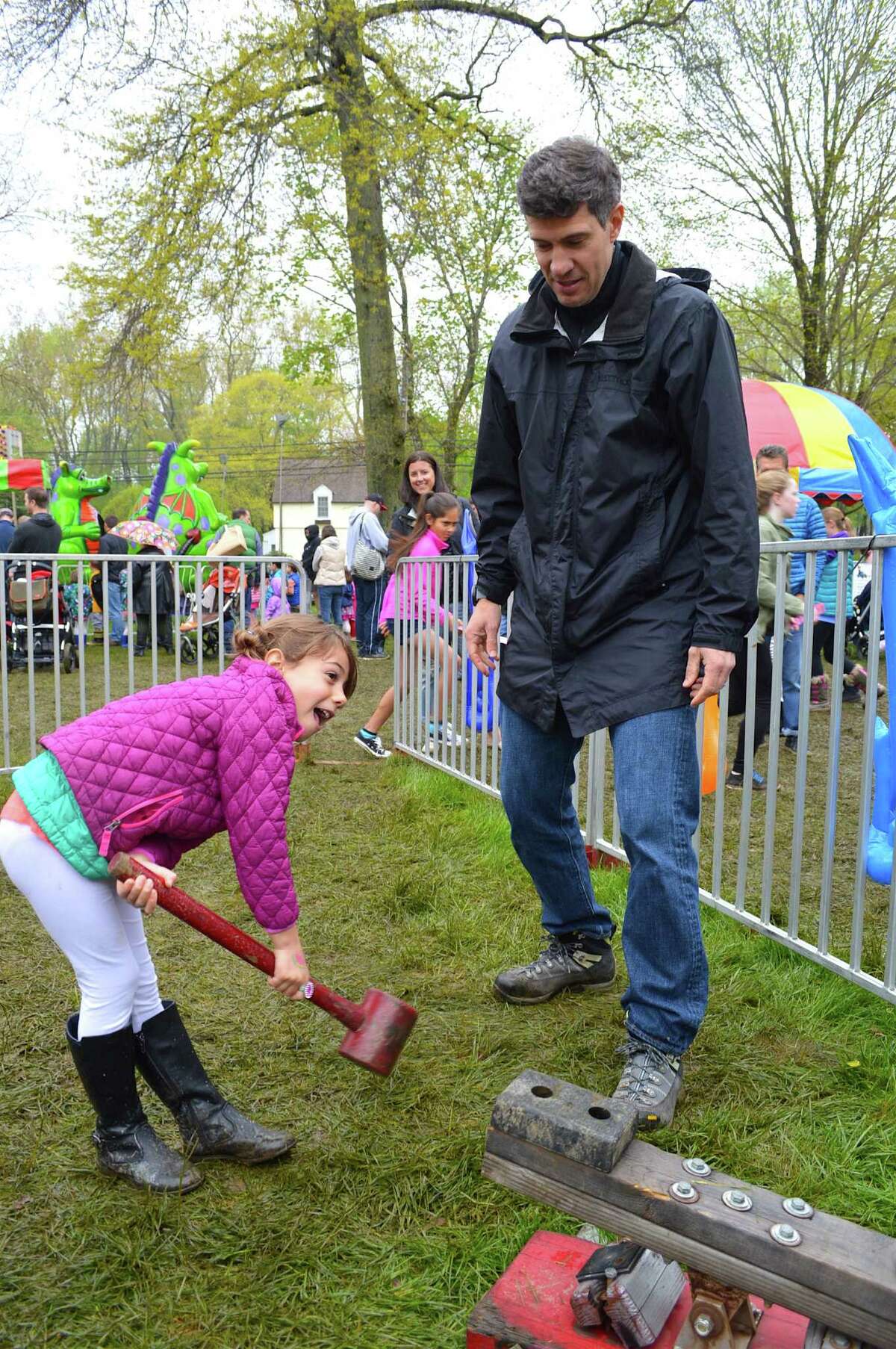 New Canaan May Fair a success, despite soggy weather