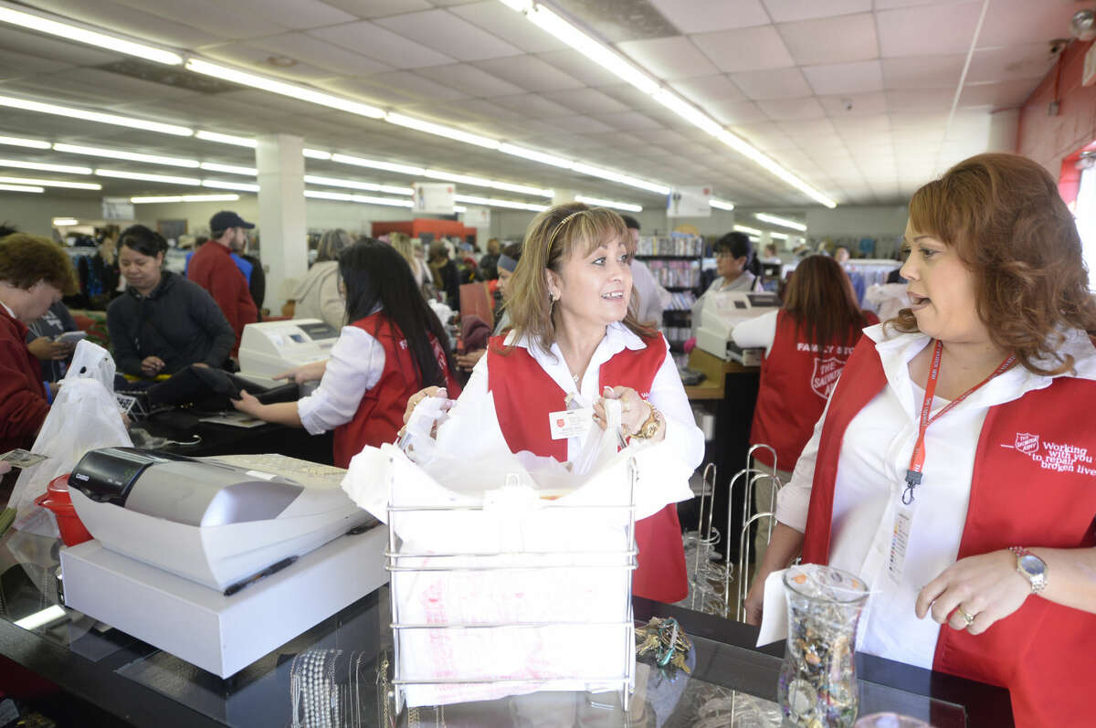 Grand re-opening party for the Salvation Army's remodeled resale store, Saturday, Feb. 6, 2016, at the Salvation Army. James Durbin/Reporter-Telegram