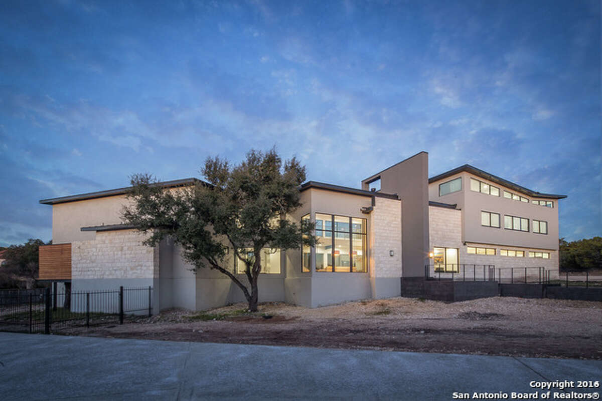 This contemporary home in Stone Oak is on the market at $1.4 million.