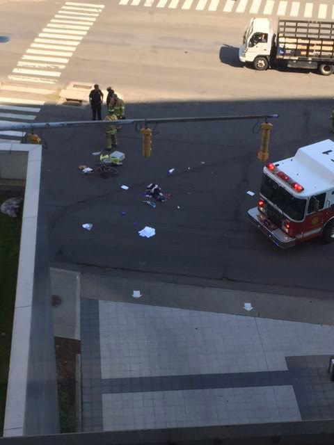 Bicyclist dies after being hit