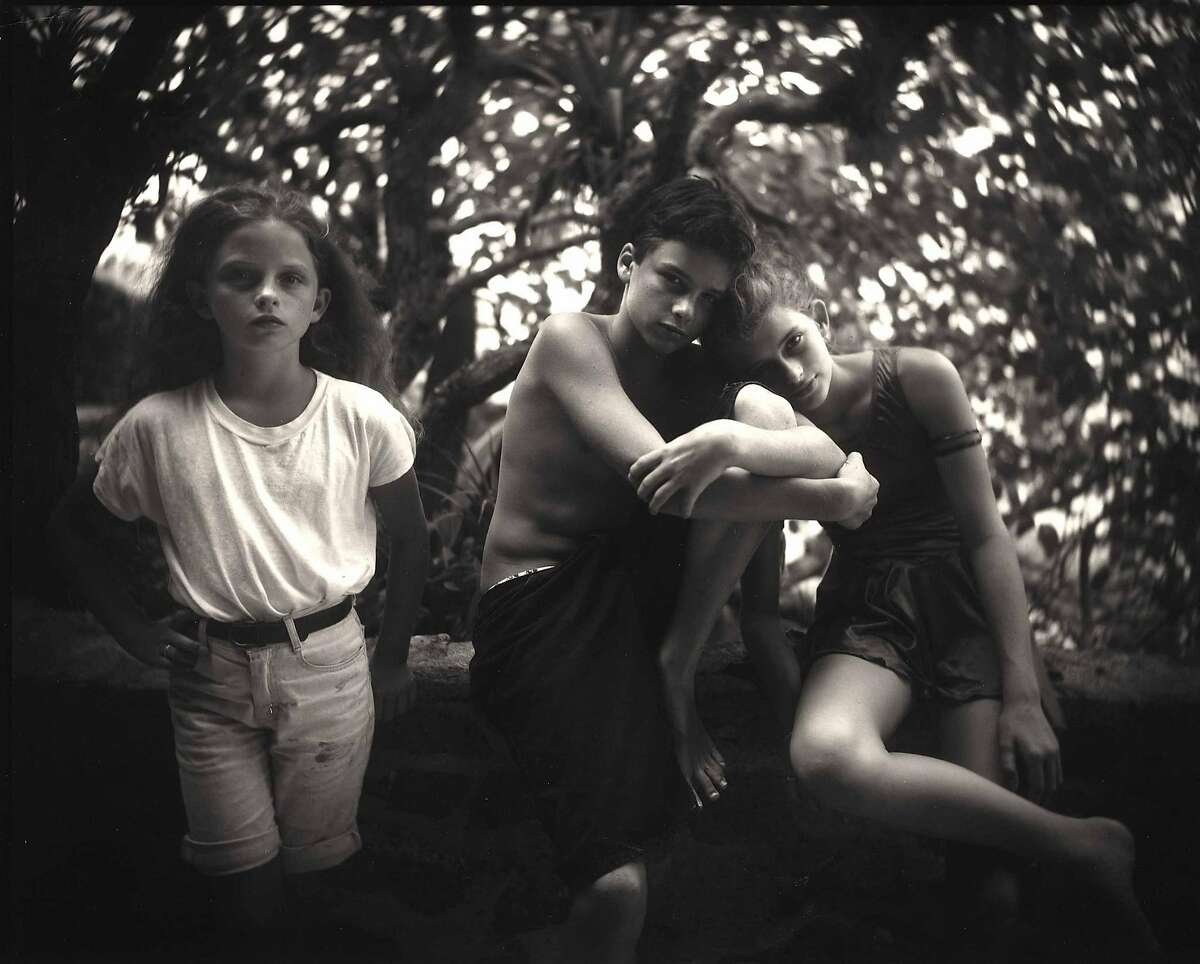 "Emmett, Jessie and Virginia," 1994. From Sally Mann's "Immediate Family" series. Gelatin silver enlargement print. On view at Jenkins Johnson Gallery.