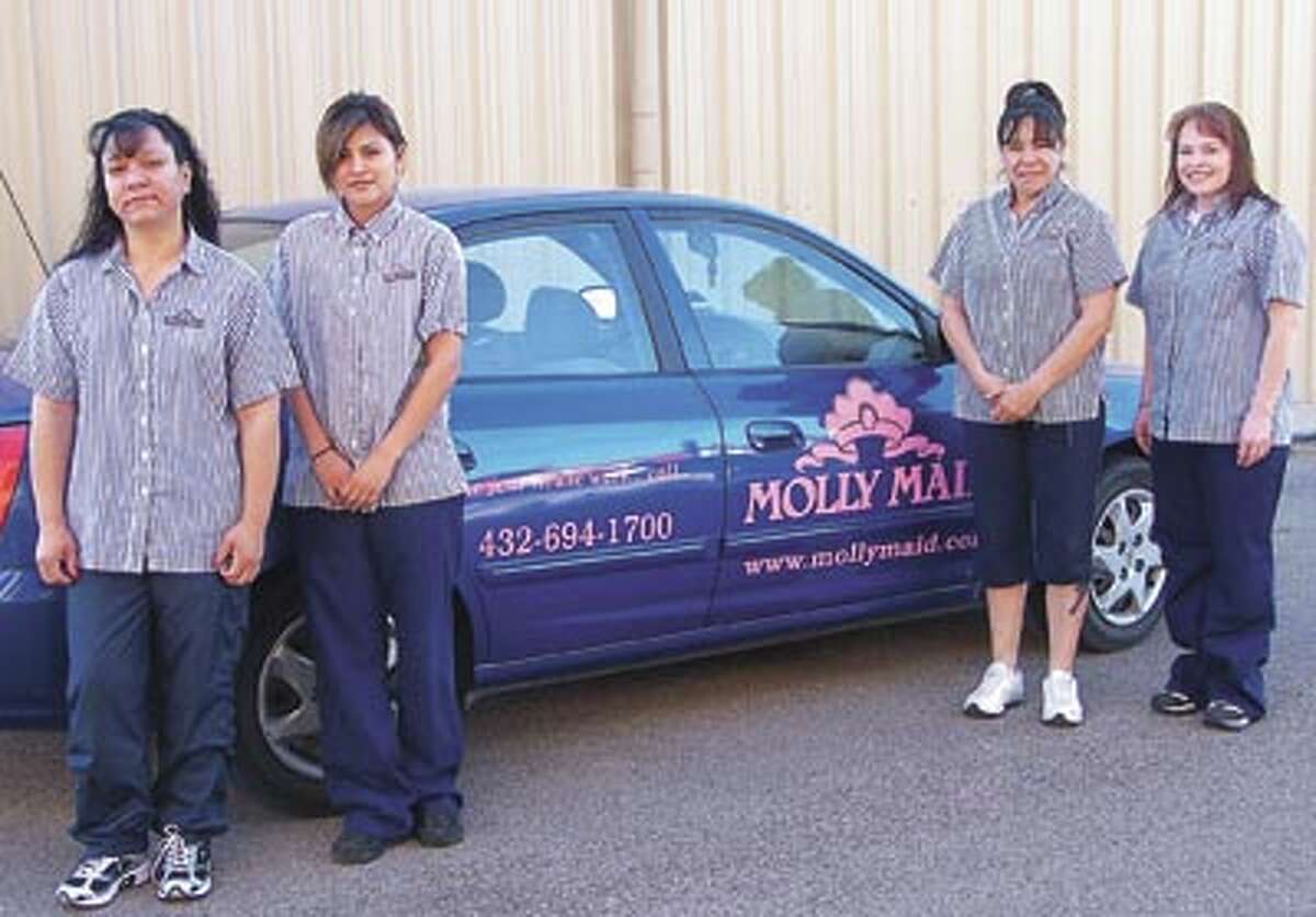 FYI the mop and broom—let Molly Maid clean your house