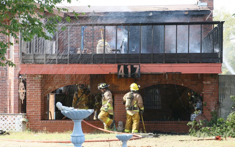 Rescuers save baby from house fire