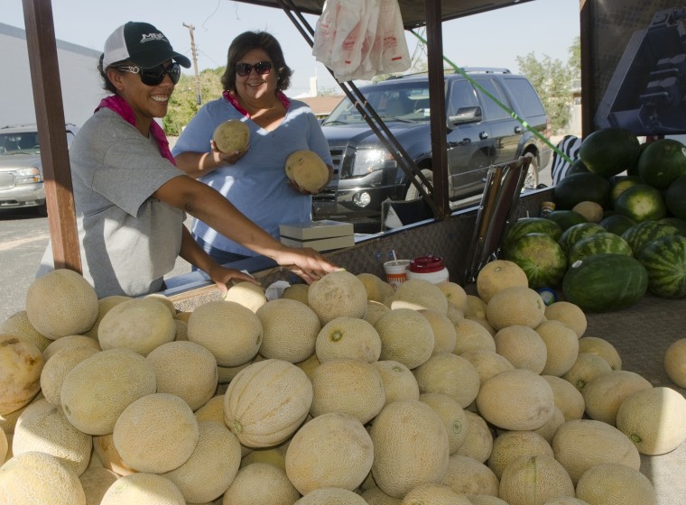 Vendors bring sweet Pecos cantaloupe to Midland Midland ReporterTelegram