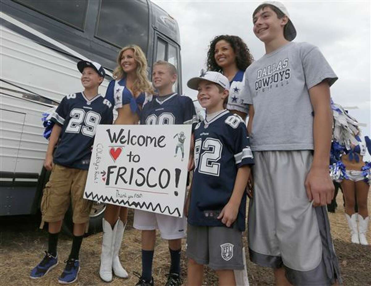 The 2013 Dallas Cowboys Cheerleaders at Training Camp in Oxnard