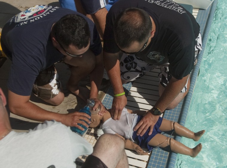 Firefighters, EMS train for drowning calls