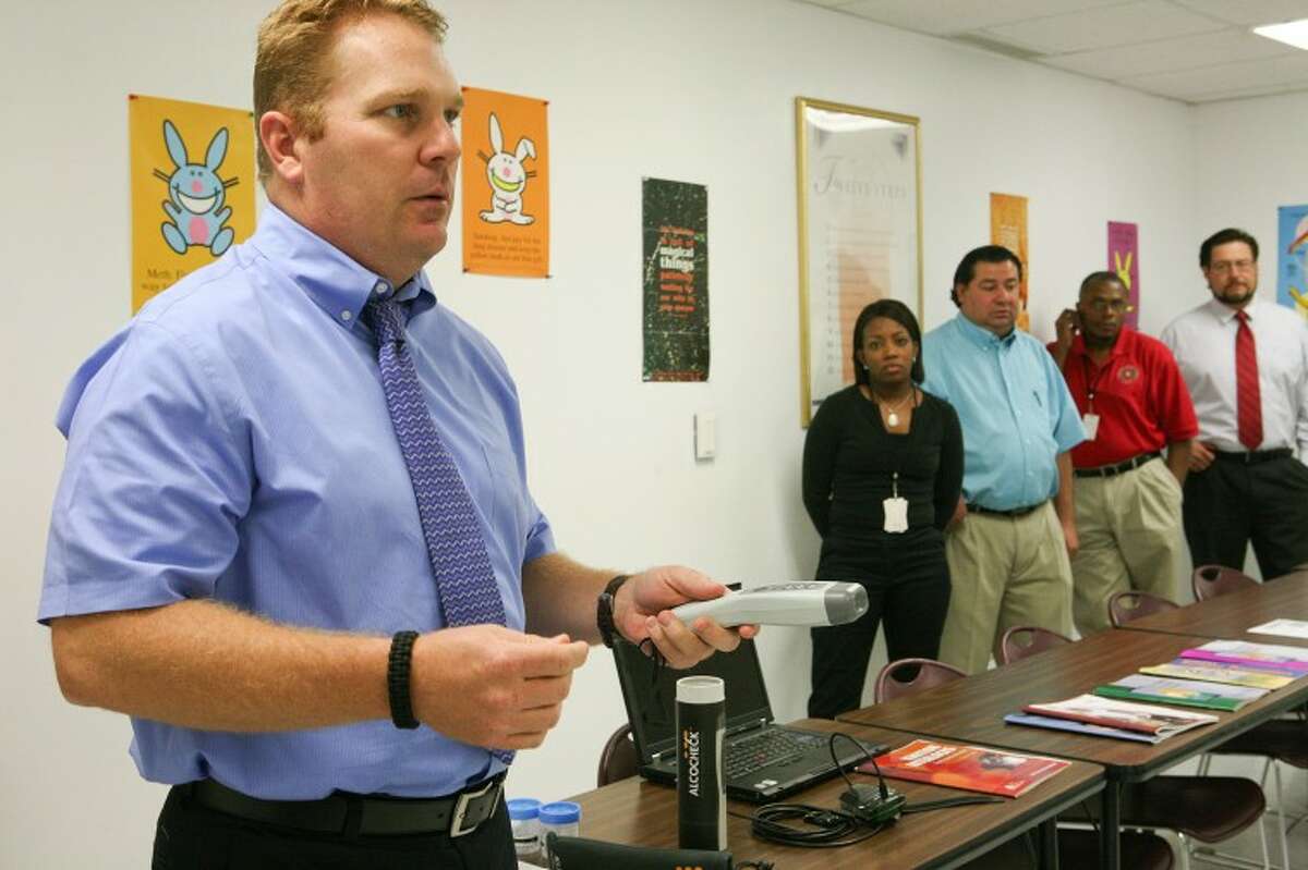 Midland Judicial District, Community Supervision and Corrections Department, Agency Director Jed Davenport talks about some of the new devices and programs that probation officers are using to monitor and help probationers, kick their habits, while under their supervision. Cindeka Nealy/Reporter-Telegram