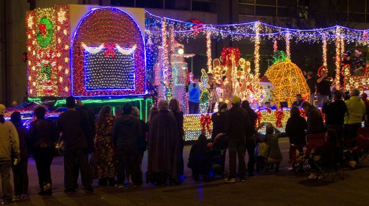 (File Photo) One of the floats in this years City Christmas Parade is lit with more than 50,000 lights. Tim Fischer\Reporter-Telegram