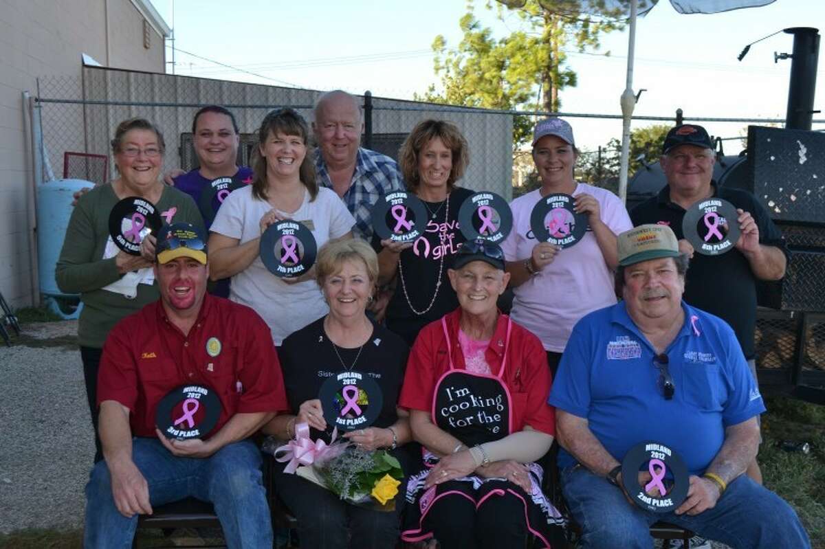 (File Photo) The Top 10 Chili Cookoff winners at the annual Breast Cancer Awareness Chili and Bar-B-Que Cook-Off are Dodie Simpson, from left, in top row, Jennifer Sherfield, Kim Draper, Cliff Miller, Valorie Coppeage, Brandy Pierce and Jimmy Rather; and Keith Patton, from left in bottom row, Janie Burruss, Patsy Childress and Larry Burruss. The event is for the benefit of Gifts of Hope and The Look Good Feek Good Shop.