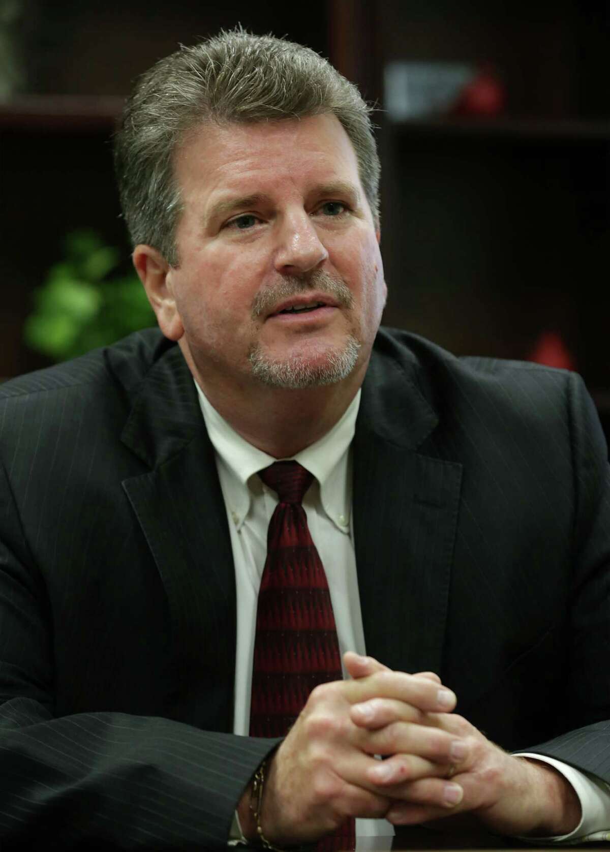 Mark Eads is the new superintendent of Southside ISD. He spoke from his office on Tuesday, May 10, 2016.