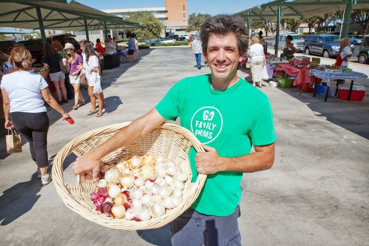 Farmer Matt Hanson started the downtown Famers Market in 2007 which now consists of around 35 to 40 vendors selling fresh produce, ready to eat foods, baked goods, and a variety of arts and crafts. Cindeka Nealy/Reporter-Telegram