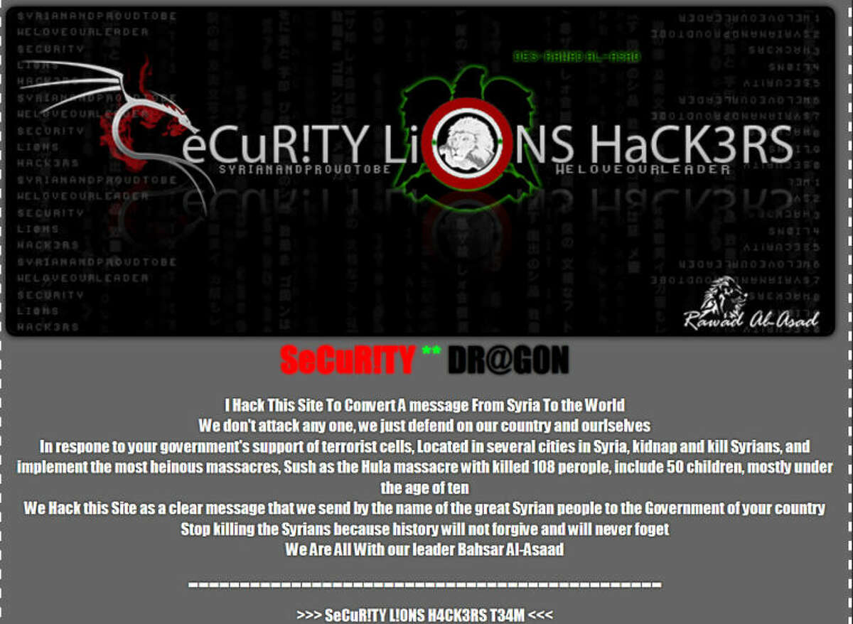 Members of the Syrian Electronic Army hacked the Reporter-Telegram's message board, MyOpenForum.com Monday afternoon. The hack took users to a pro-Syria propaganda website run by a group calling themselves SeCuR!TY Li0NS HaCK3RS.