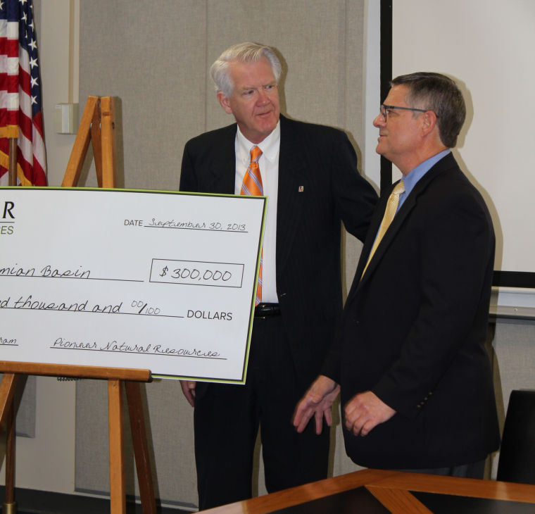Pioneer presents UTPB with 300,000 for petroleum engineering program