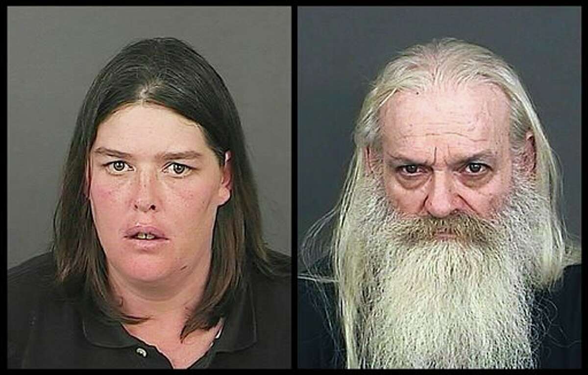 This photo combo of photos provided by the Office of the Denver District Attorney's Office shows Lorinda Bailey, left, and Wayne Sperling. Bailey and Sperling, the Denver couple accused of starving their four young sons and keeping them in a filthy apartment strewn with cat feces, urine and flies, made their first court appearance Tuesday, Oct. 8, 2013, and were advised of the felony child abuse charges against them. (AP Photo/Denver District Arttorney's Office)
