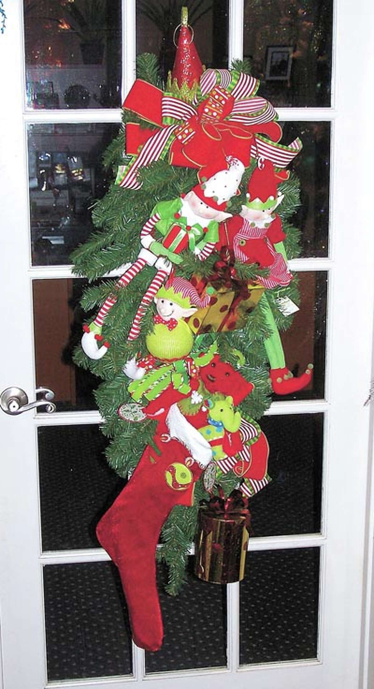 Want a quick start to your holiday decorating? Go by Flowerland and see their selection of premade wreaths. If you have your own ideas, ask them to make one specially for you. Flowerland is at 413 Andrews Highway.