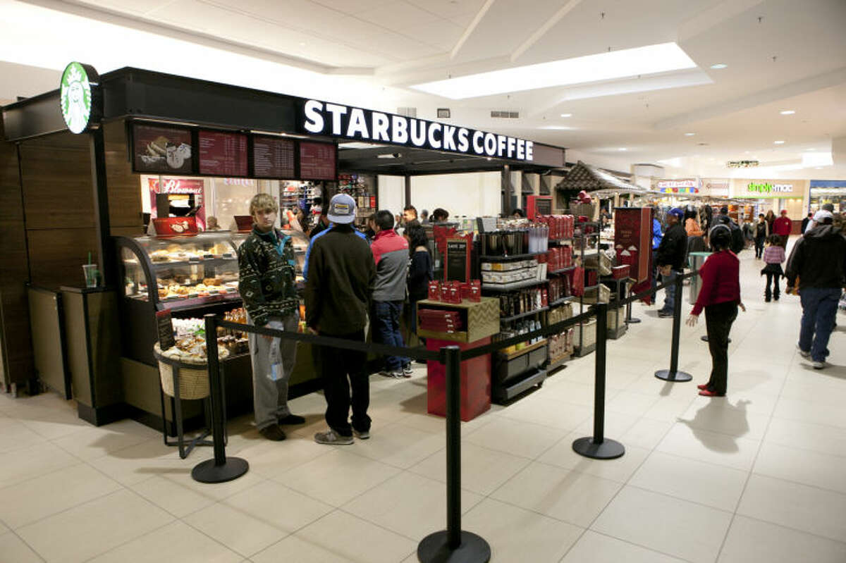 Photo of the Starbucks kiosk at Midland Park Mall taken Nov. 23. James Durbin/Reporter-Telegram