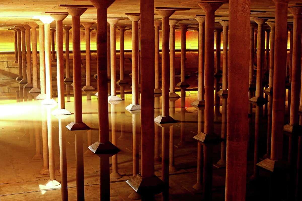 Buffalo Bayou Park Cistern, 105 Sabine St.  See the beautiful underground cistern, often times used for art installations. Thirty-minute Cistern History Tours cost $5 for adults, but no children under 9 are allowed.
