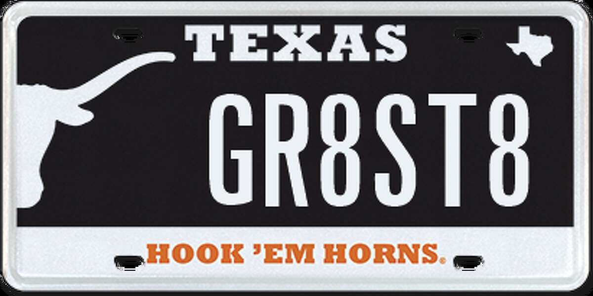 Custom University of Texas Tower license plate now available for Texas drivers