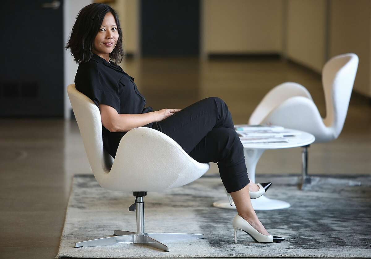 Poshmark co-founder Tracy Sun at her office in Redwood City, California, on friday, may 6, 2016.