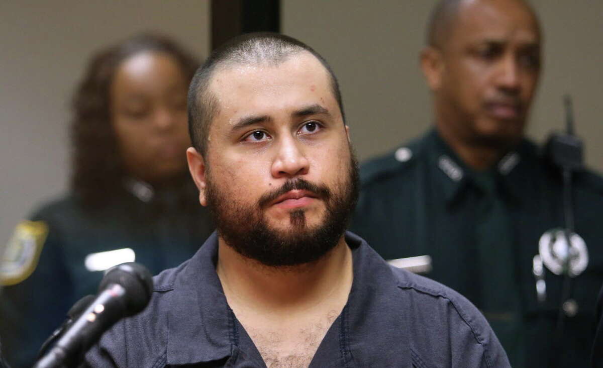 FILE - In this Tuesday, Nov. 19, 2013, file photo, George Zimmerman, acquitted in the high-profile killing of unarmed black teenager Trayvon Martin, listens in court, in Sanford, Fla., during his hearing. The pistol former neighborhood watch volunteer Zimmerman used in the fatal shooting of Martin is going up for auction online. The auction begins Thursday, May 12, 2016, at 11 a.m. EDT and the bidding starts at $5,000. (AP Photo/Orlando Sentinel, Joe Burbank, Pool, File) ORG XMIT: FLORL500