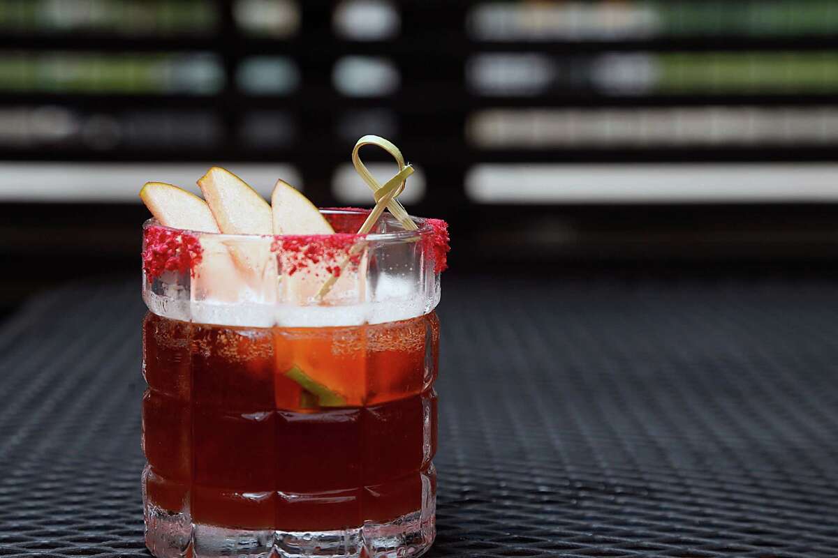 The Albert the Second cocktail at Wooster's Garden in downtown Houston.