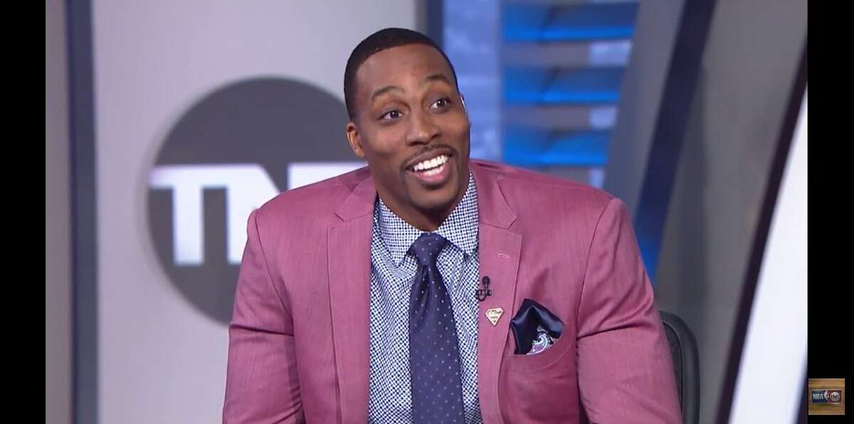 Dwight Howard was a guest on the set of TNT's "Inside the NBA" post-game show.