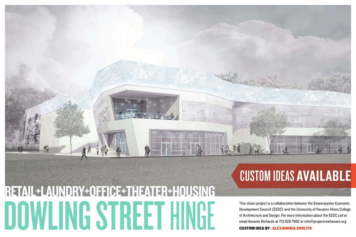 A student design for development in the Third Ward.