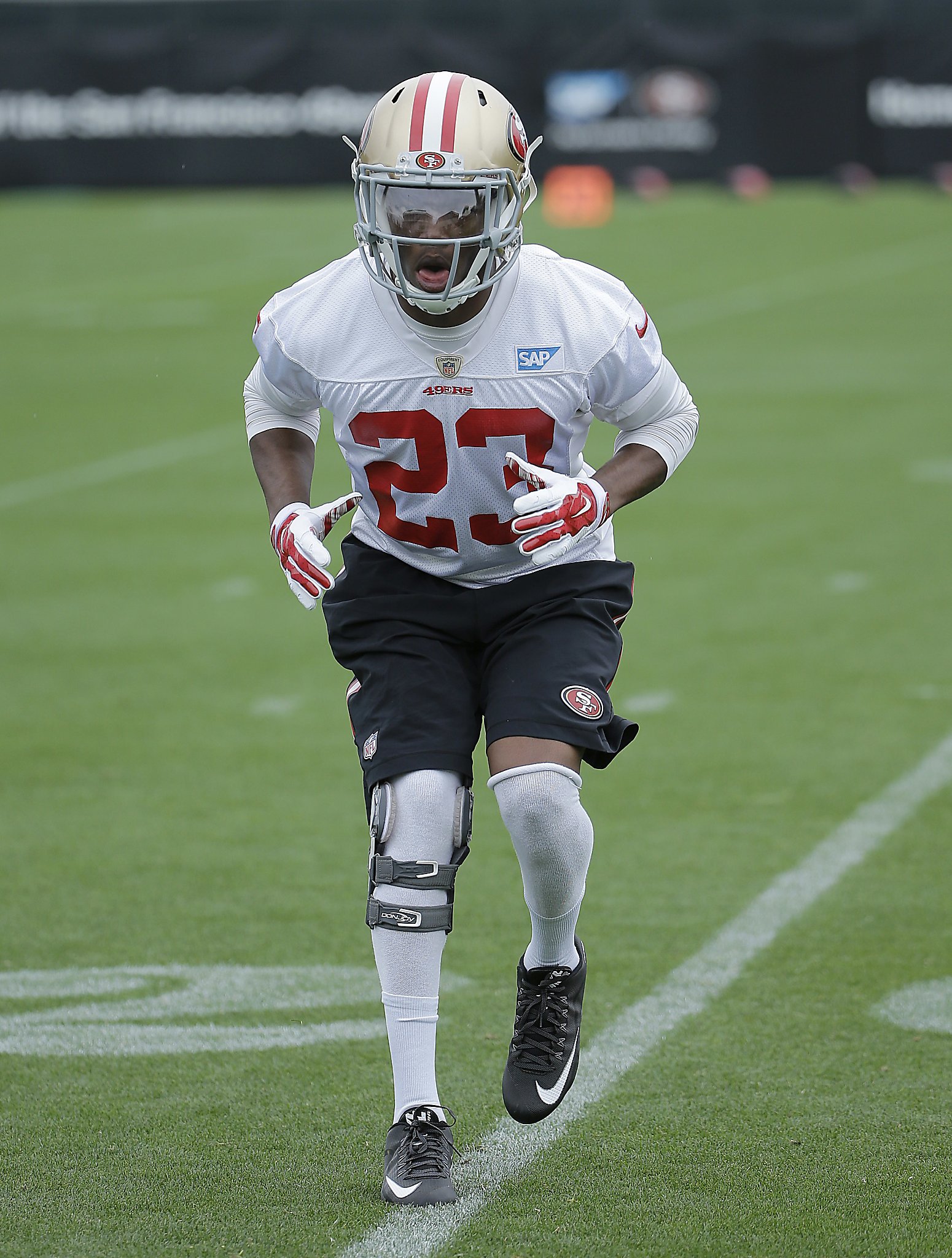 49ers practice jerseys feature SAP as new sponsor - Niners Nation