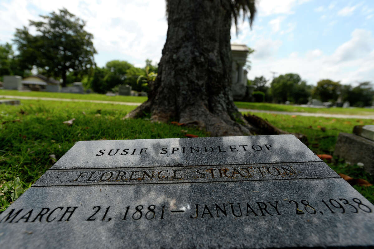 Florence Stratton's grave at the Magnolia Cemetery in Beaumont. Stratton was a well-known newspaper columnist under the pseudonym "Susie Spindletop," and she started the newspaper's Empty Stocking Fund. Photo taken Wednesday 5/11/16 Ryan Pelham/The Enterprise