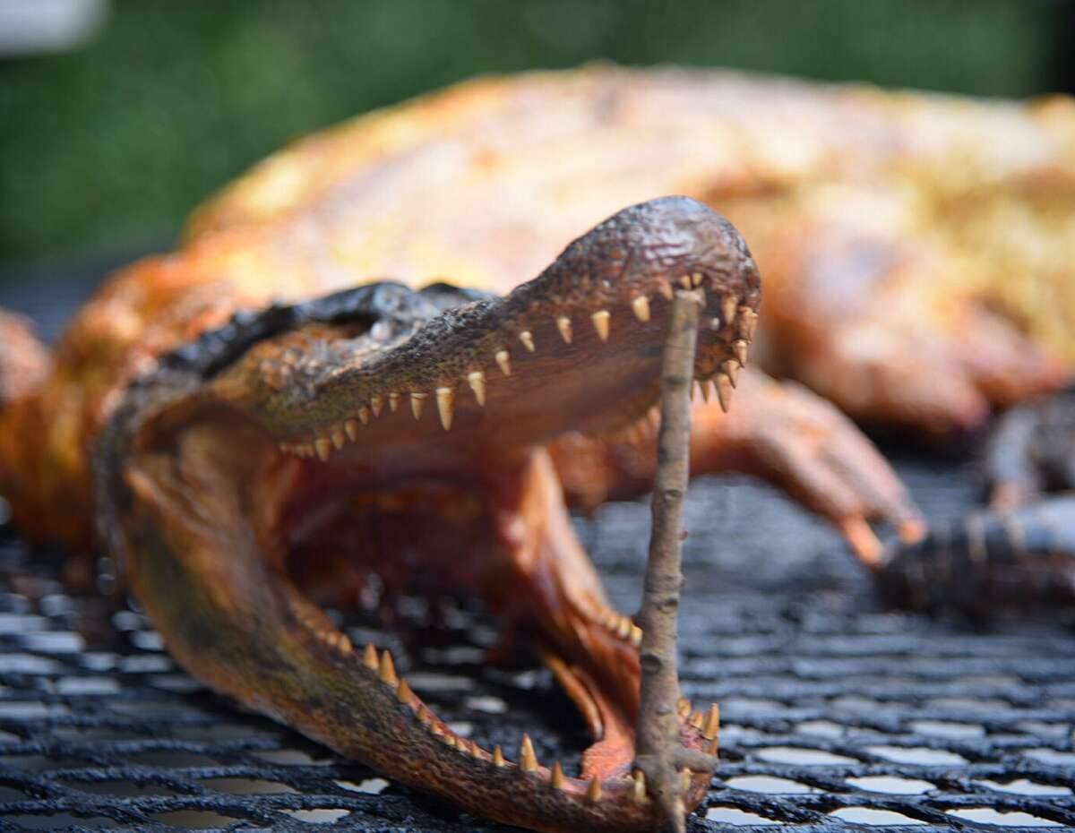Grant Pinkerton of Pinkerton's BBQ will be serving alligator at the Houston Barbecue Festival on May 22, 2016.
