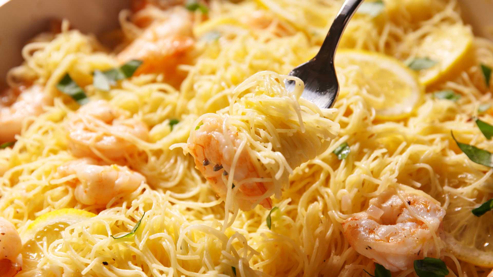 Recipe: Garlicky Lemon Shrimp with Angel Hair