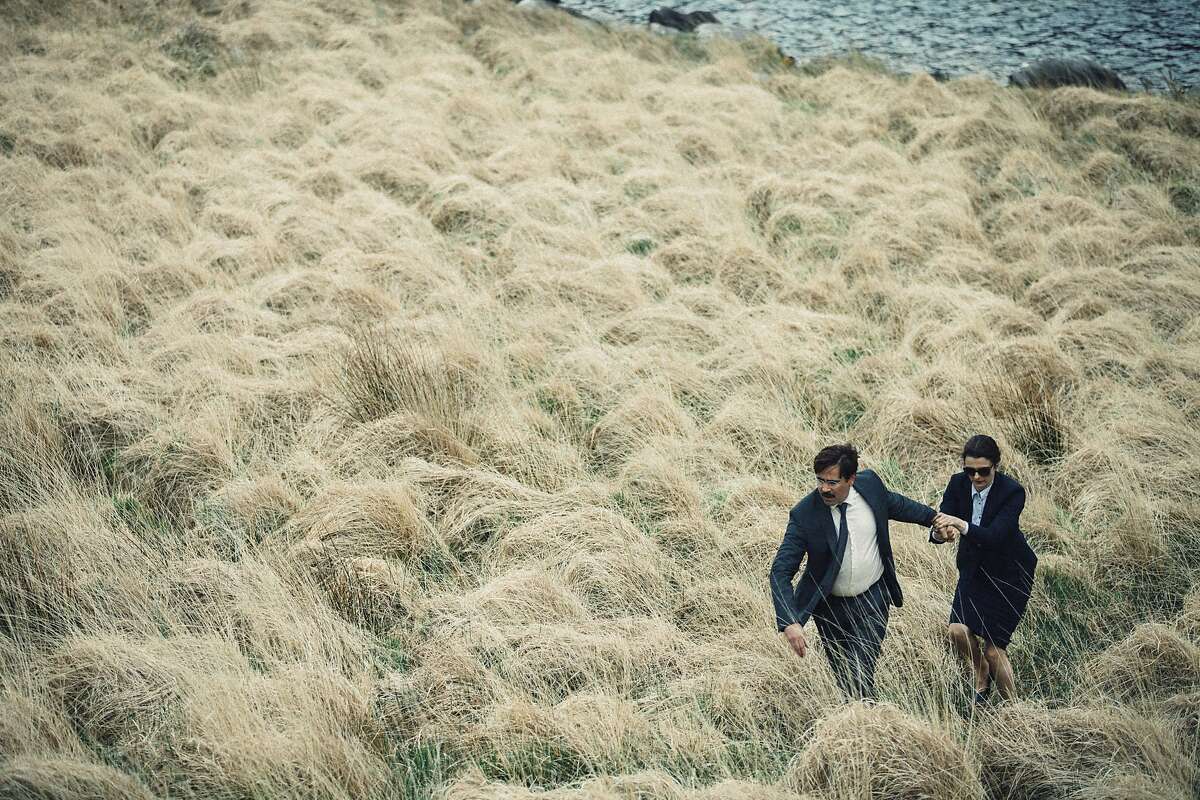 Colin Farrell and Rachel Weisz in "The Lobster"