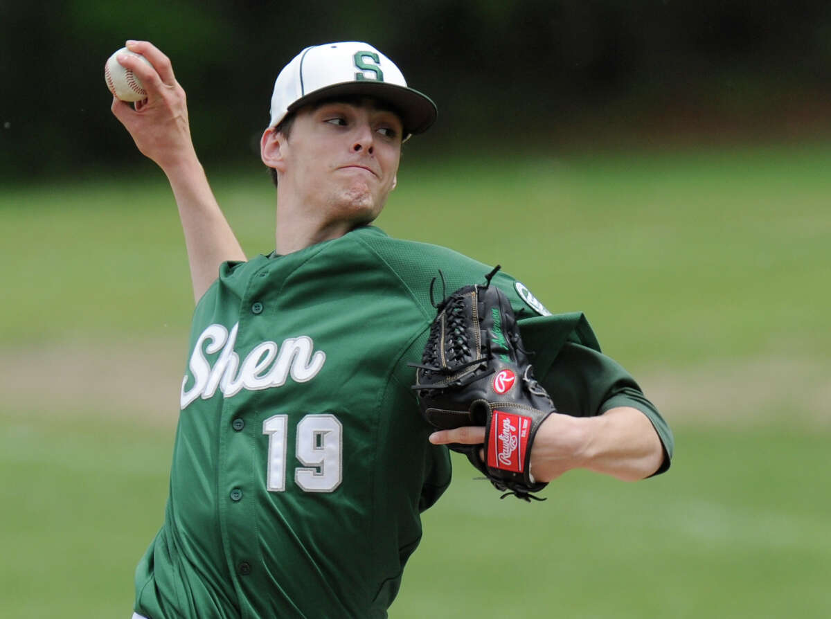 Queensbury baseball hands Shen's Ian Anderson rare loss