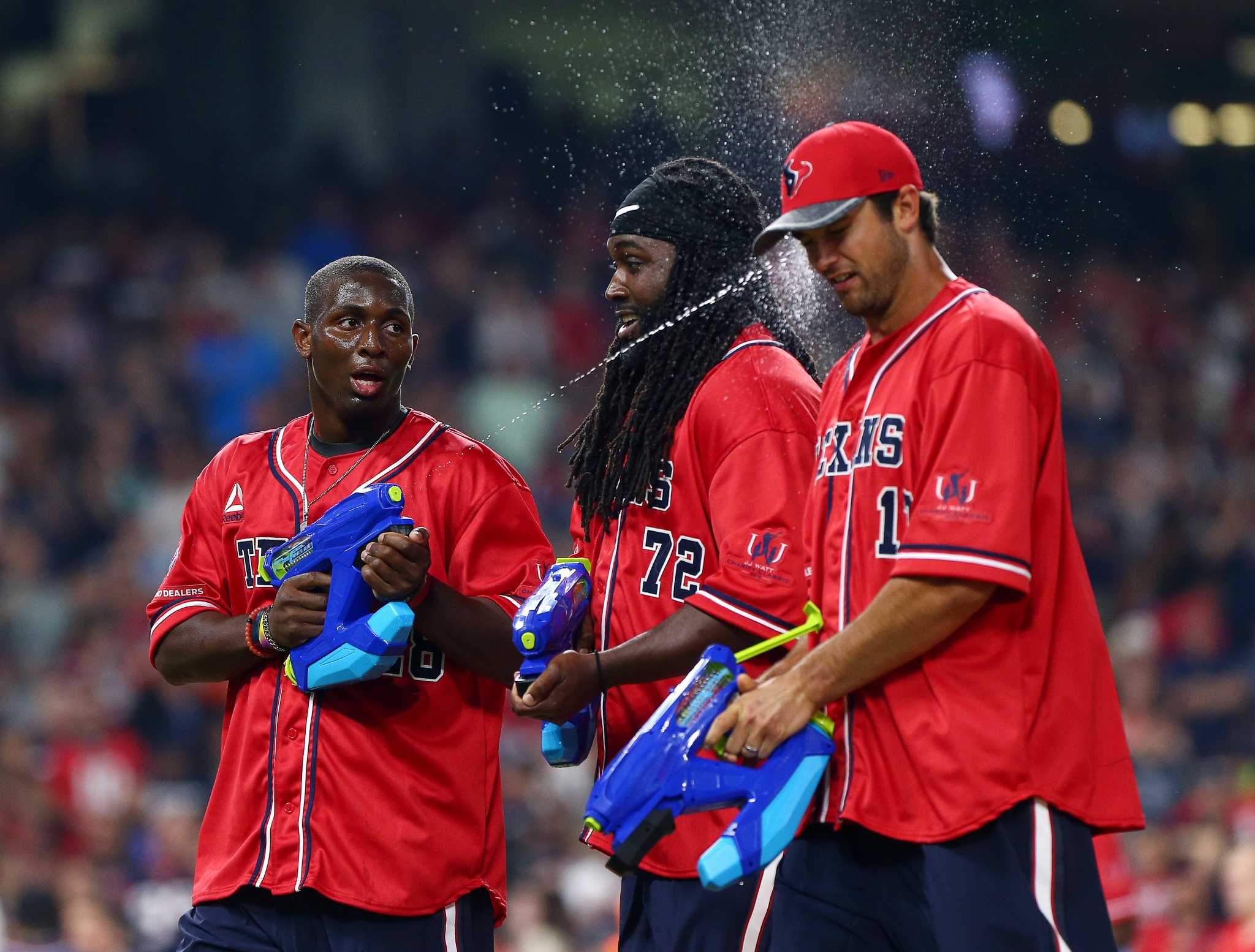 J.J. Watt, teammates give back at annual charity softball game