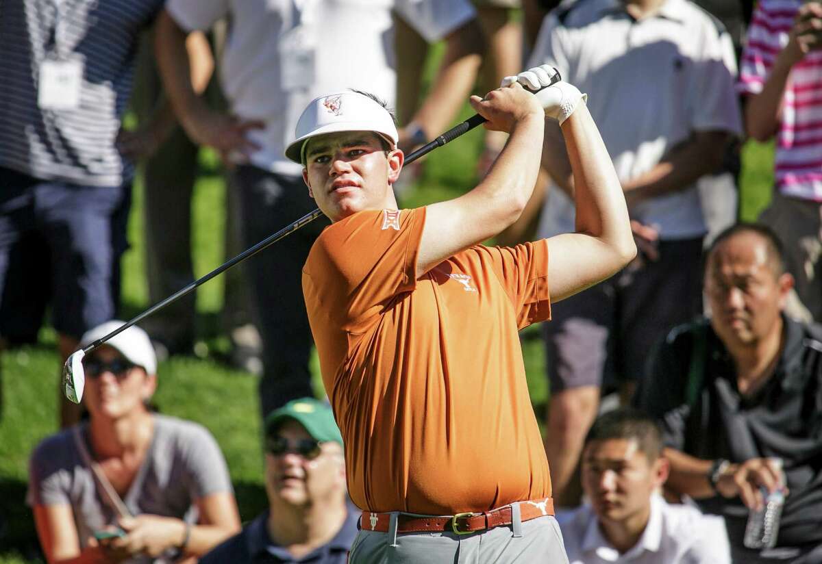Texas golfer Beau Hossler at the Northern Trust Open Collegiate Showcase held at the Riviera Country Club in Los Angeles, CA. Feb. 15, 2016. Hossler leads NCAA Division I with five medalist honors during the 2015-16 season, leading the Longhorns with a 69.42 stroke average in Texas events. He has shot 19 of the 24 rounds he has played at or under par.