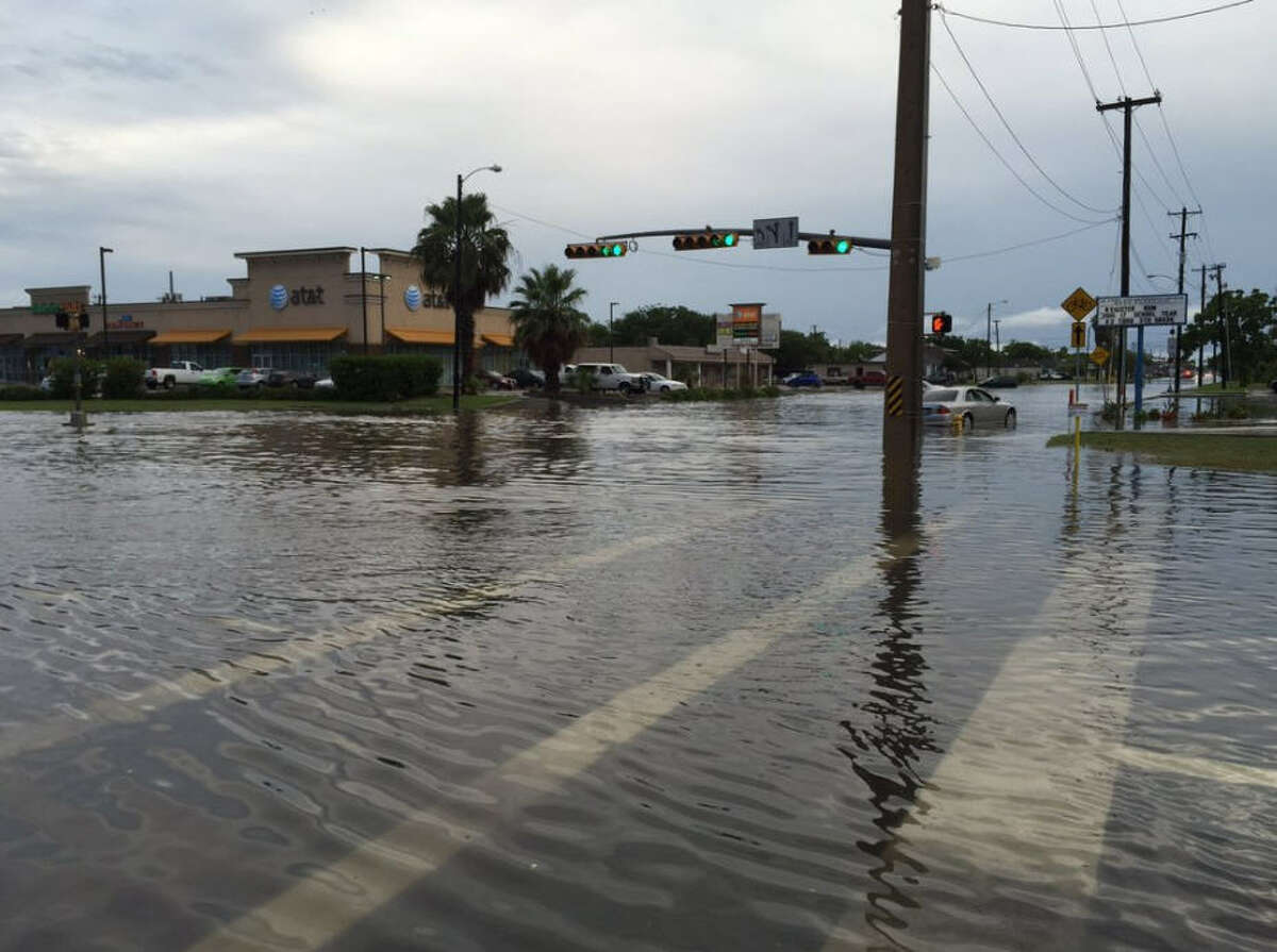 Storms dump about 10 inches of rain on parts of South Texas