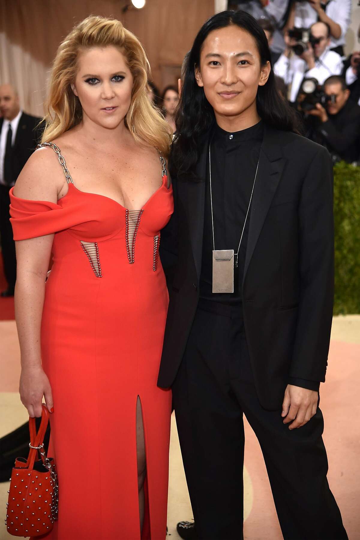 NEW YORK, NY - MAY 02: Amy Schumer and Alexander Wang attend the "Manus x Machina: Fashion In An Age Of Technology" Costume Institute Gala at Metropolitan Museum of Art on May 2, 2016 in New York City. (Photo by Dimitrios Kambouris/Getty Images)