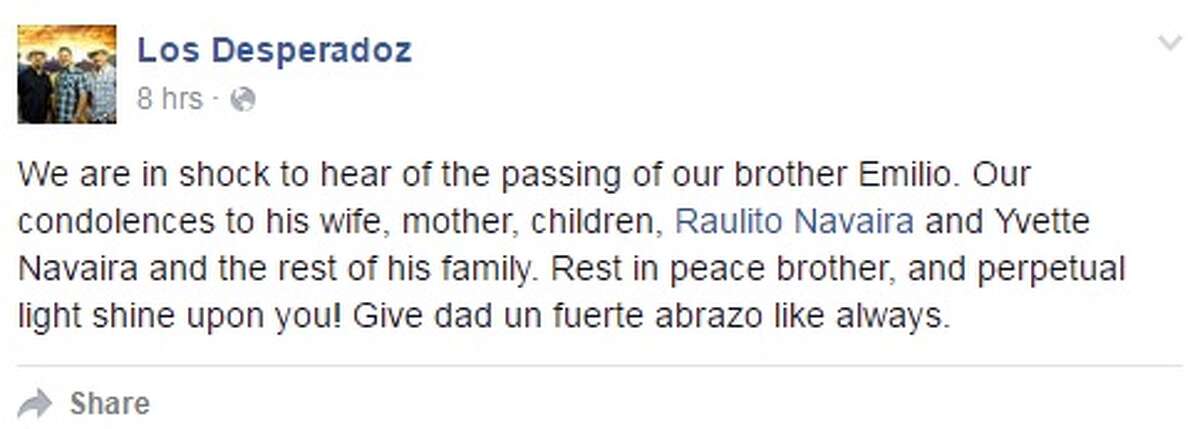 Tejano music legend, San Antonio native Emilio Navaira dies at 53 in