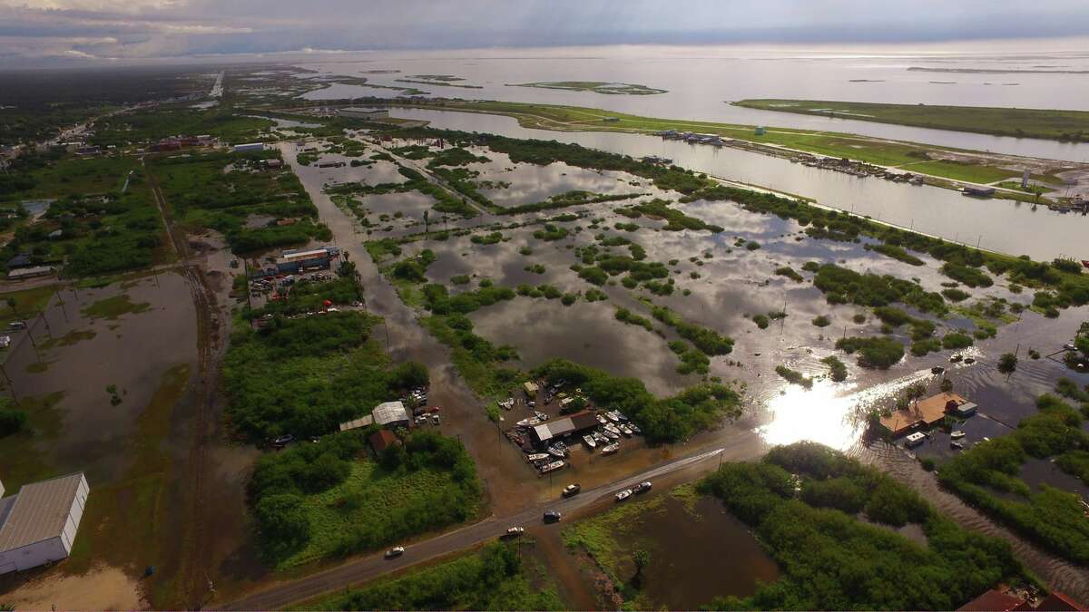 Photographs Show Texas Harbor City Aransas Pass Flooded After Turbulent