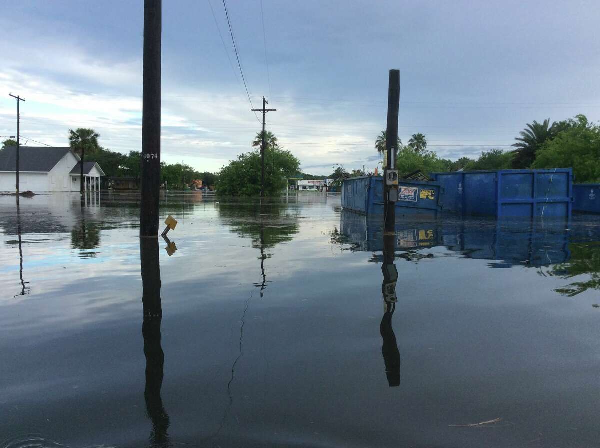 Archive Photos Show Major Flooding In Aransas Pass As Hurricane Harvey