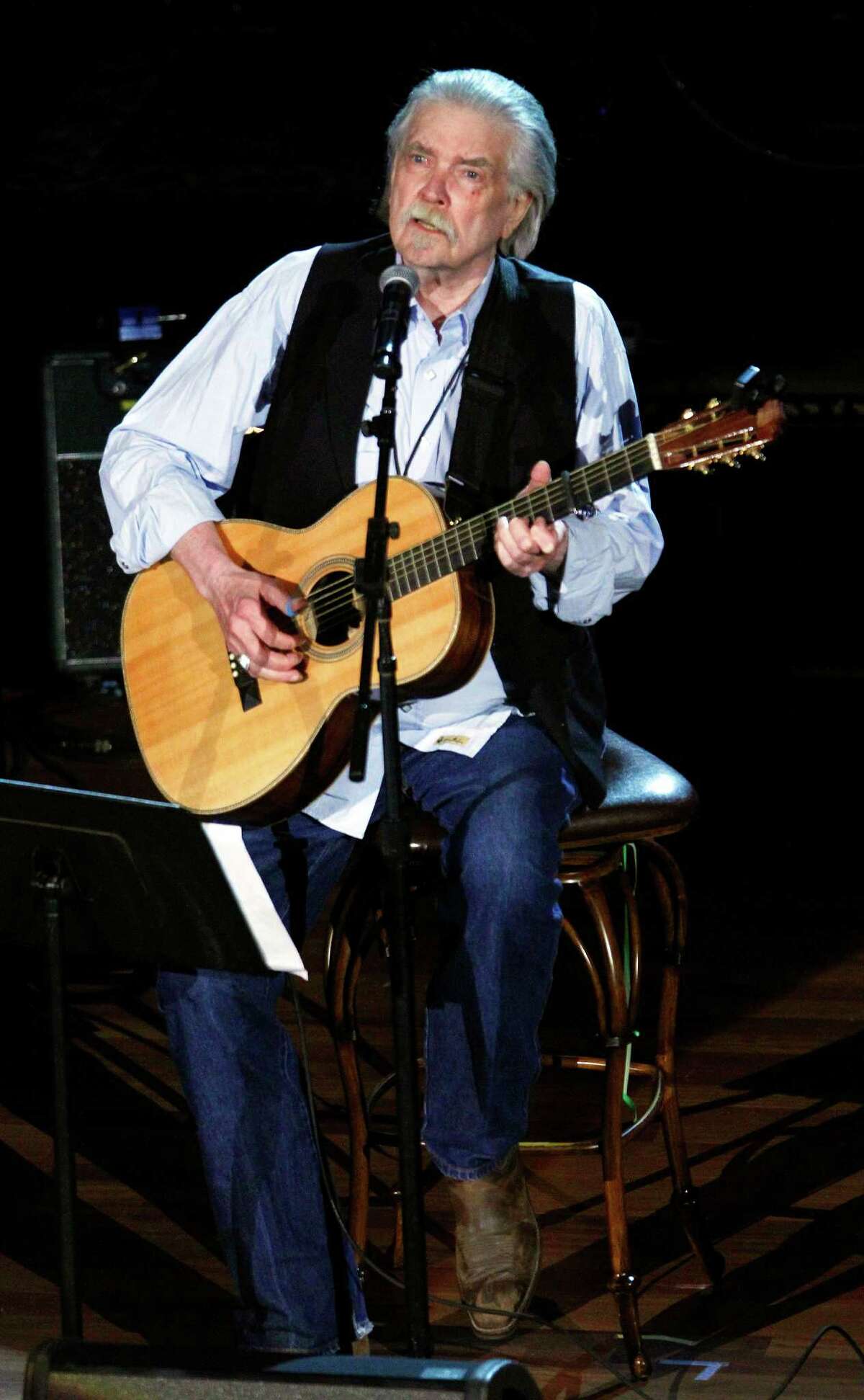 Guy Clark performs at the 11th annual Americana Honors and Awards in Nashville, Tenn., in 2012.