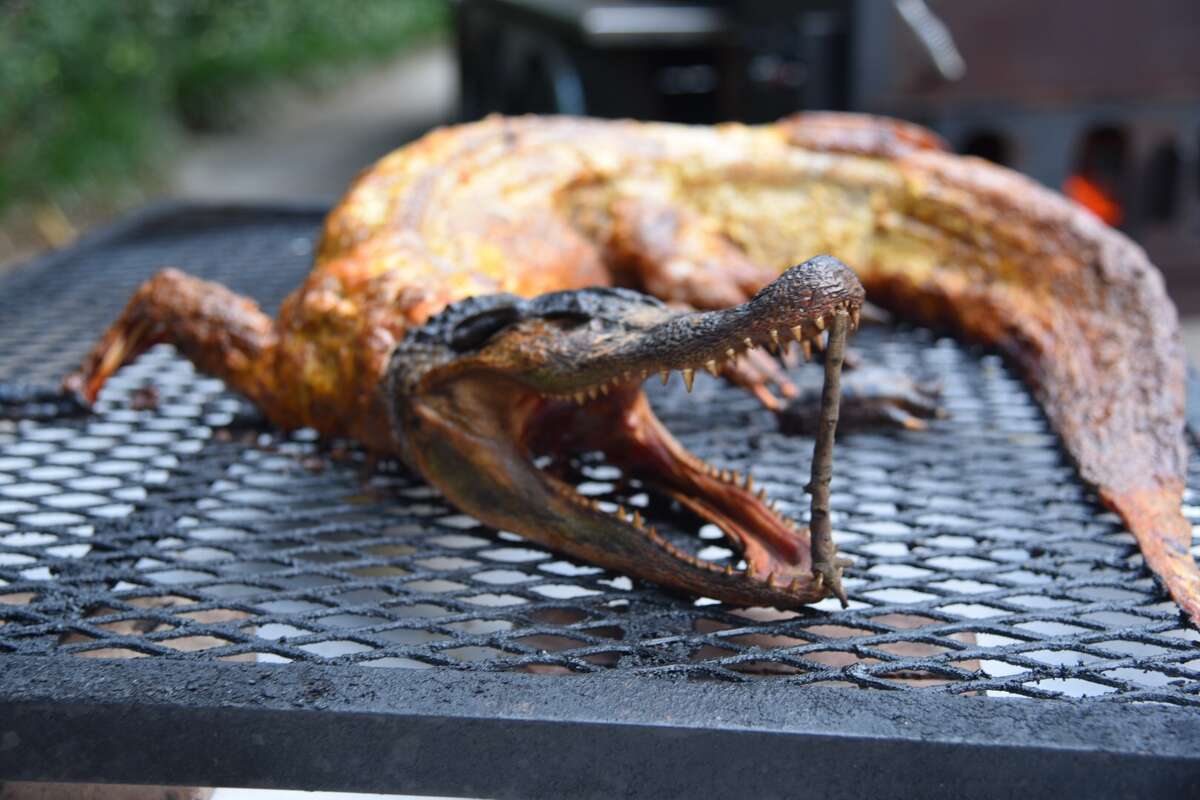 Pinkerton's BBQ will be smoking a whole alligator for the fourth annual Houston Barbecue Festival.