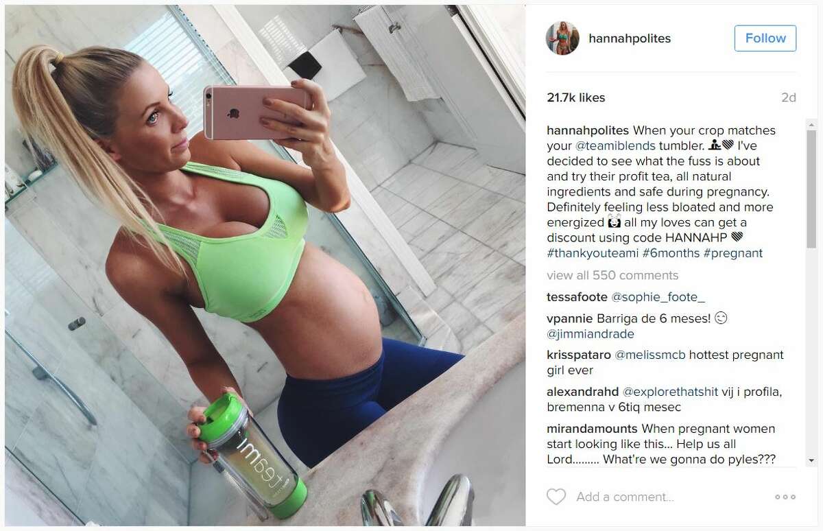 Australian fitness blogger and midwife Hannah Polites is chronicling her pregnancy on Instagram, garnering lots of response from users in the process.