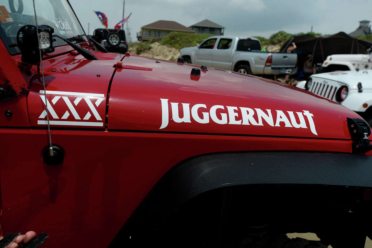 Jeep names and decorations at 'Go Topless' weekend